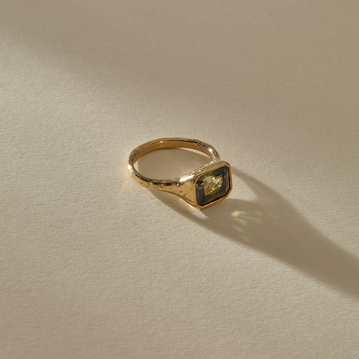 Green Tourmaline Signet III