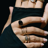 Nova Stacking Rings | Gold