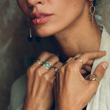 Reverie Jasper Amulet Ring ll | Gold