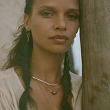 Ankh Charm Hoops | Bronze