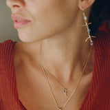 Ankh Mini Charm Necklace | Gold