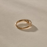 Eros Champagne Diamond Band | Gold