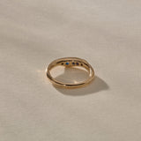 Eros Sapphire Band | Gold
