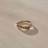 Eros Sapphire Band | Gold