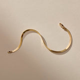 Fehu Herringbone Bracelet | Gold