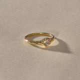 Ama Diamond Ring | Gold