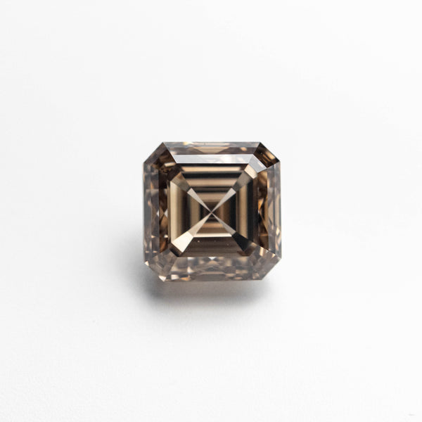 Nooré Square Step Cut Champagne Diamond Ring