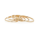 Nova Stacking Rings | Gold
