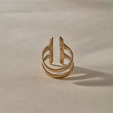 Akash Shield Ring | Bronze