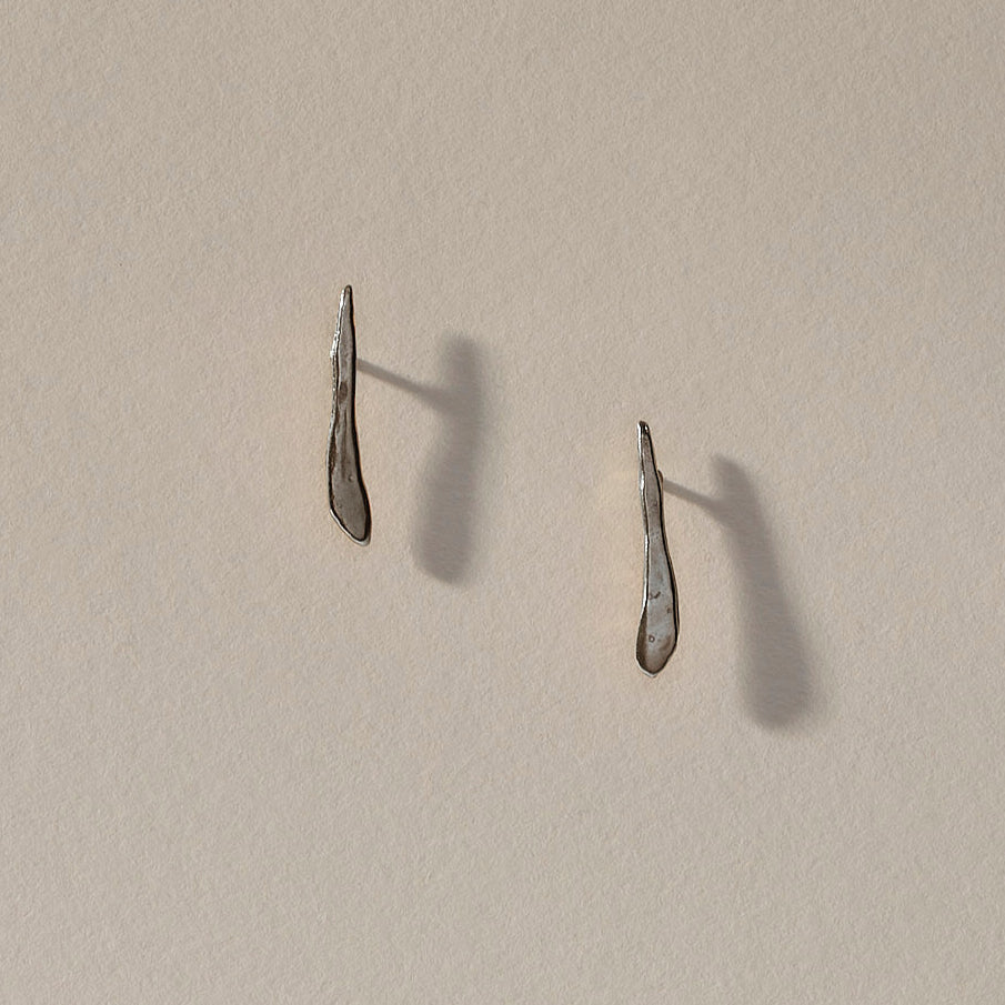 Bone Studs | Silver