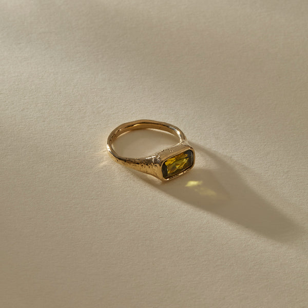 Green Tourmaline Signet II