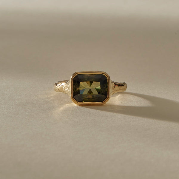 Green Tourmaline Signet III