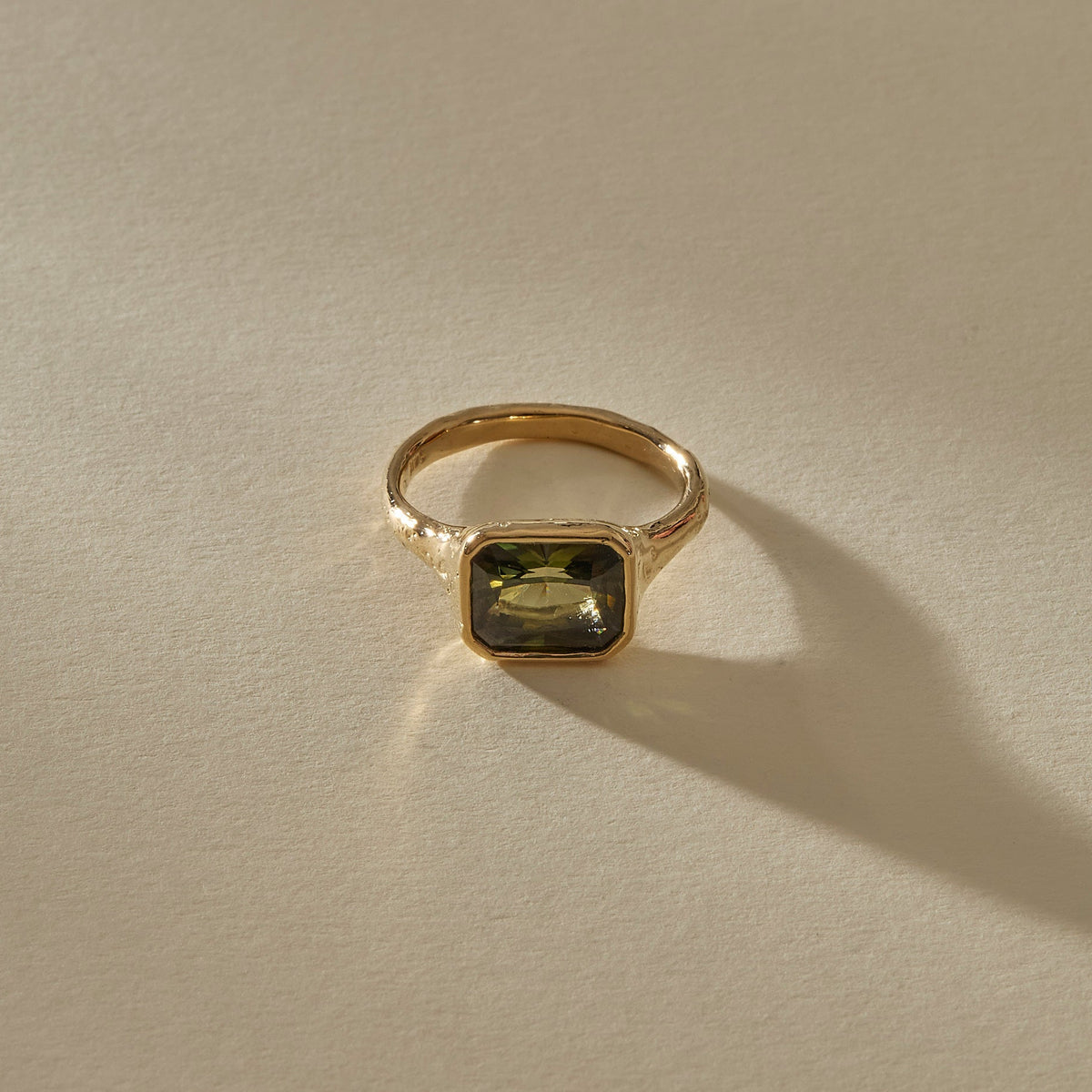 Green Tourmaline Signet III
