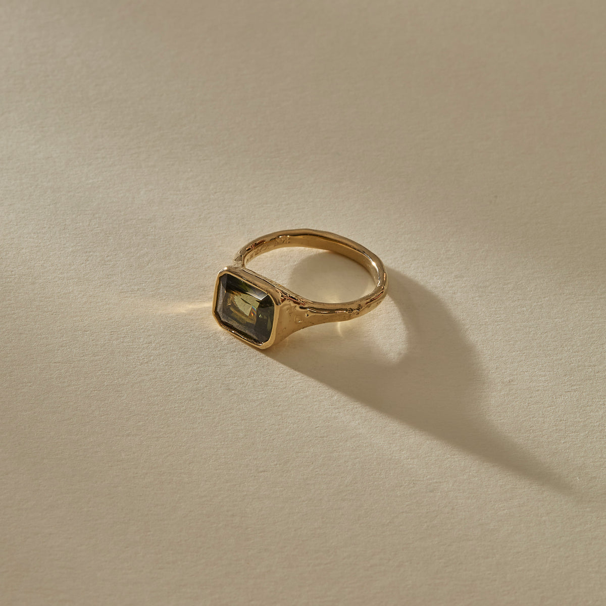 Green Tourmaline Signet III