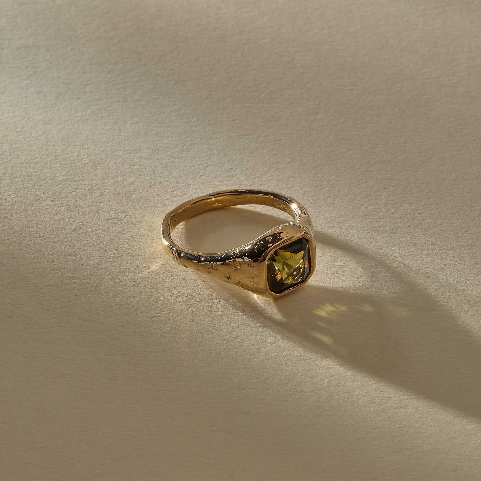 Green Tourmaline Signet I