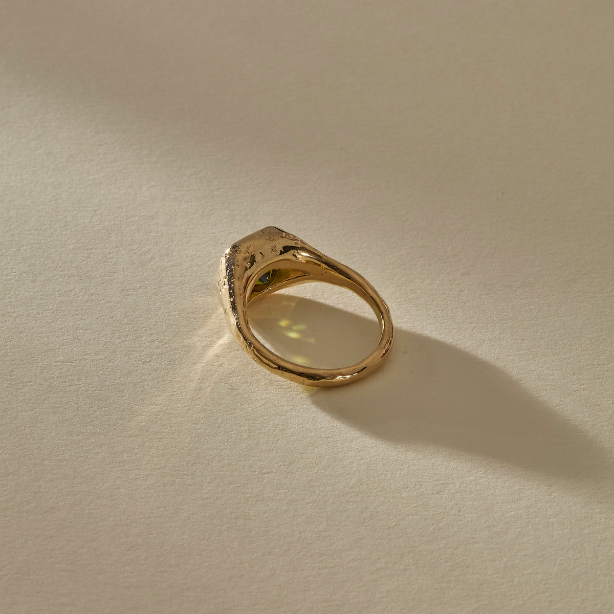Green Tourmaline Signet IV