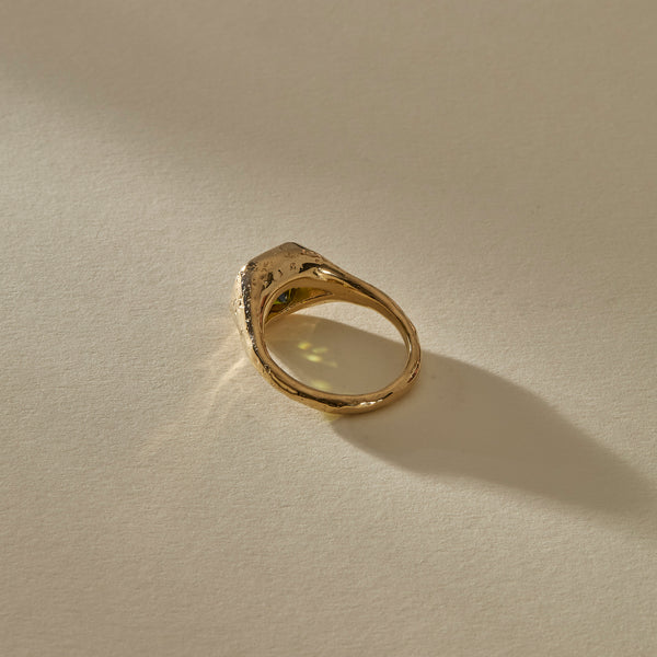 Green Tourmaline Signet IV