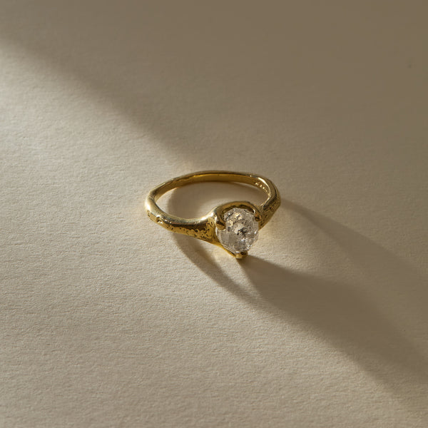 Amara Rough Polished Diamond Ring