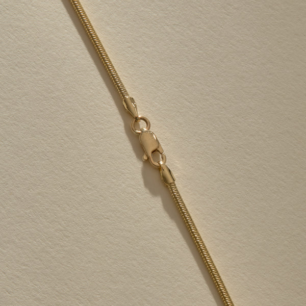 Crescent Stone Necklace | Gold