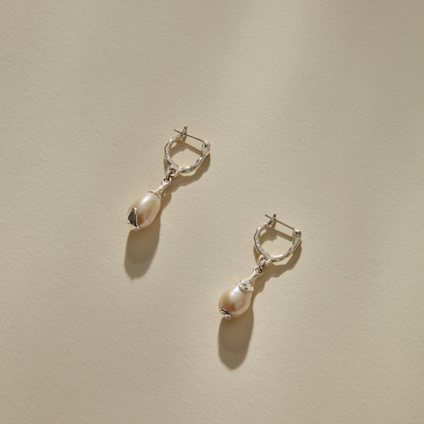 Luar Drop Earrings | Silver