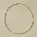 Eterna Rolo Chain Necklace | Silver