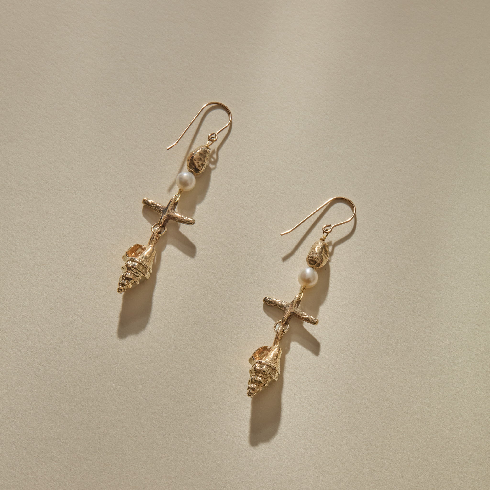 Sereia Chandelier Earrings | Gold
