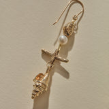 Sereia Chandelier Earrings | Gold
