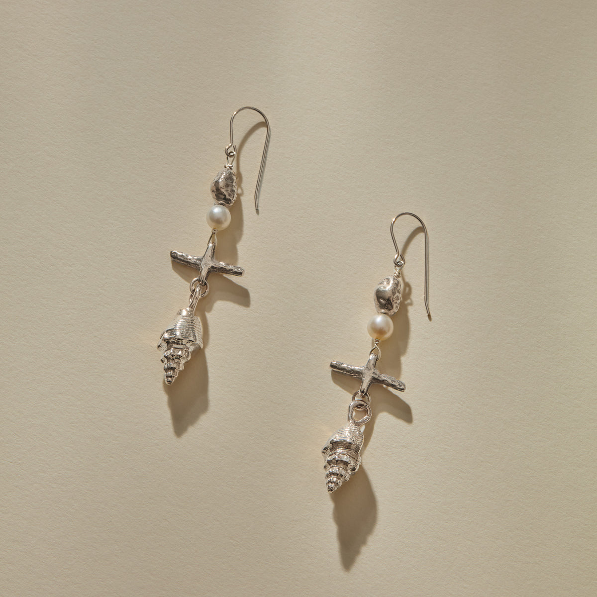 Sereia Chandelier Earrings | Silver