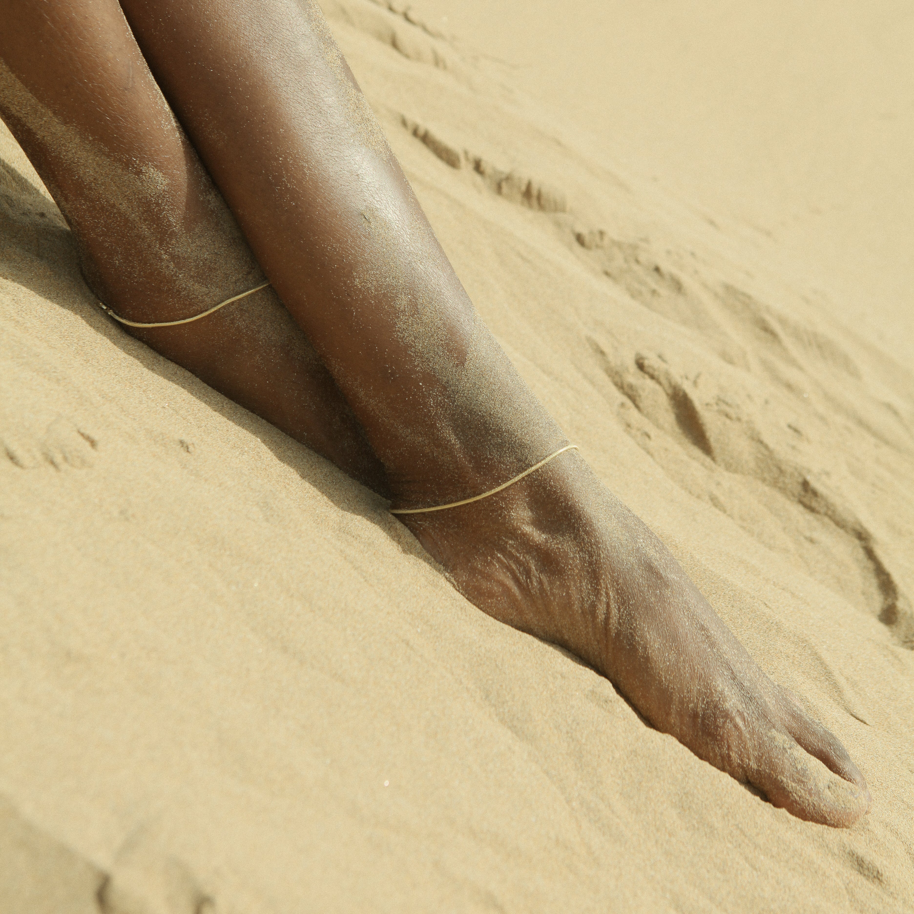 Jera Snake Chain Anklet | Gold
