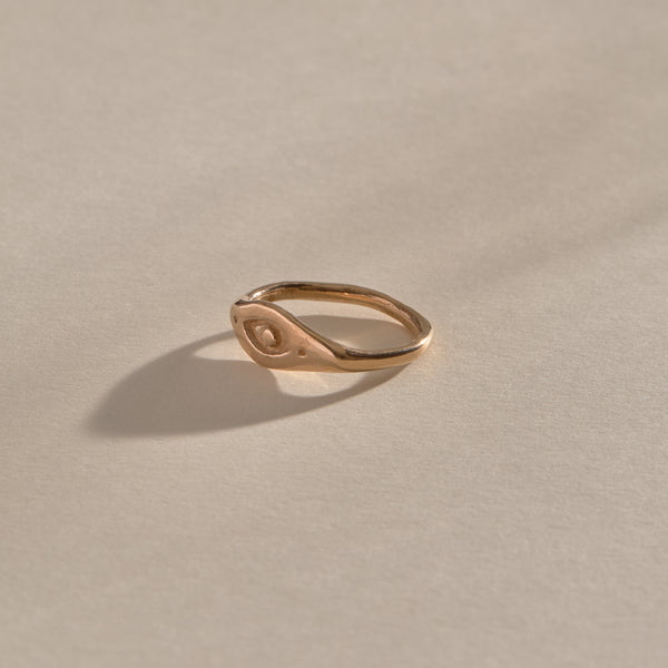 Evil Eye Ring | Bronze