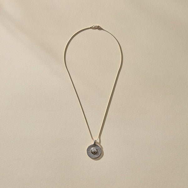 Heart of the Sun Necklace | Silver