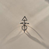 Ma'at Elemental Ring | Silver