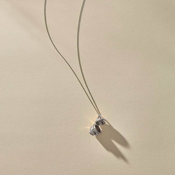 Orphic Egg Capsule Necklace | Bronze