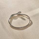 Serpent Bangle | Silver
