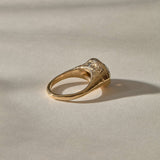 Smoky Quartz Signet Ring | Gold