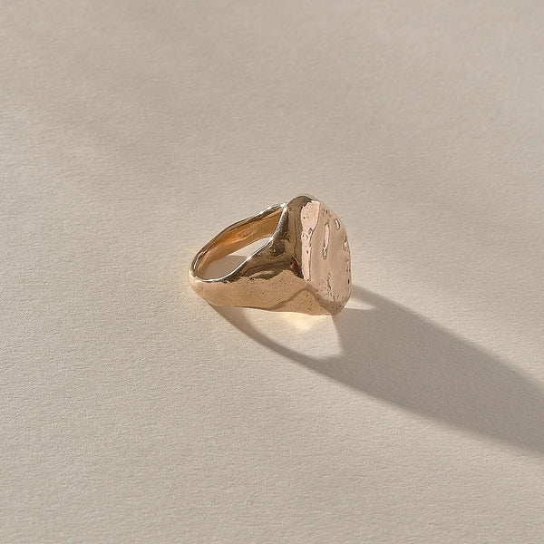 Heritage Signet Ring | Bronze