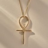 The Ankh by Catori Life  in solid gold.