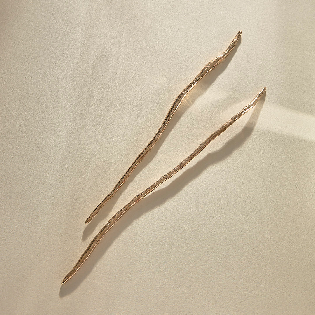 Wabi Hair Sticks | Bronze