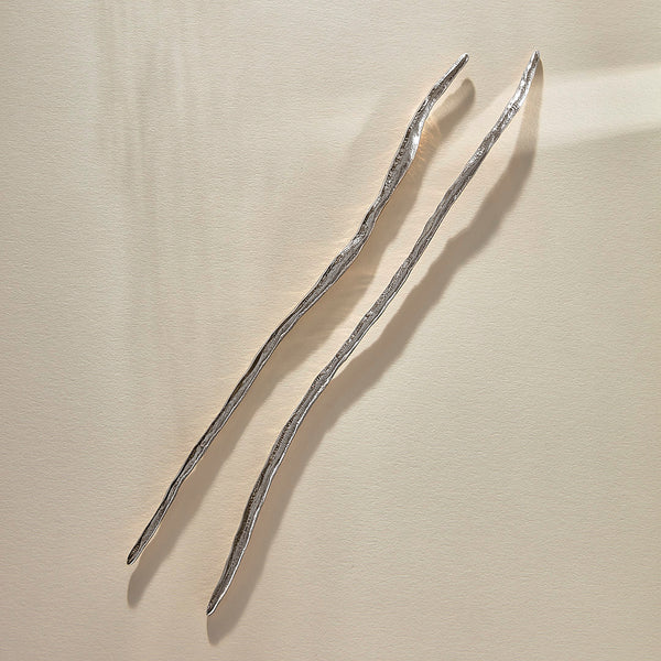 Wabi Hair Sticks | Silver