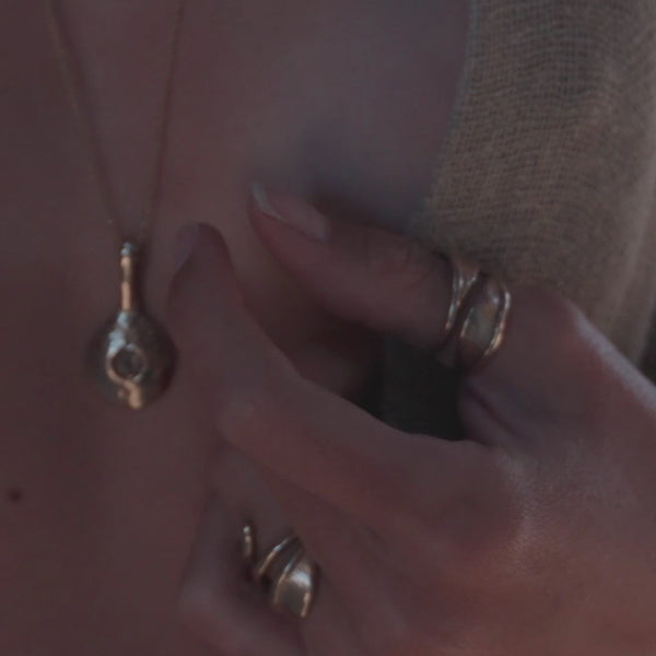 Reflections Pendulum Necklace | Gold